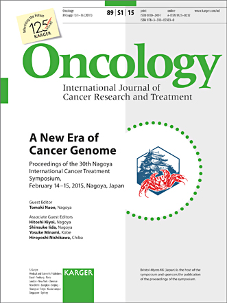 Oncology Cover Image for Volume 89, Issue Suppl. 1