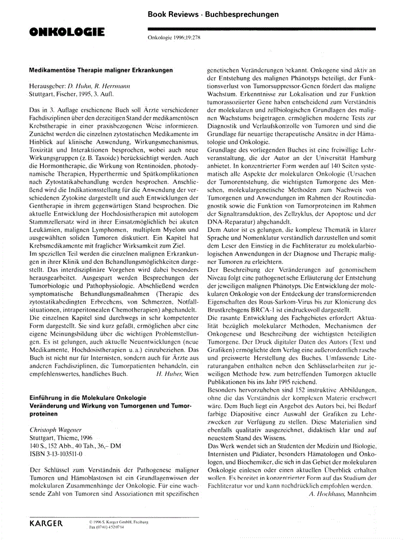 First page of Book Reviews