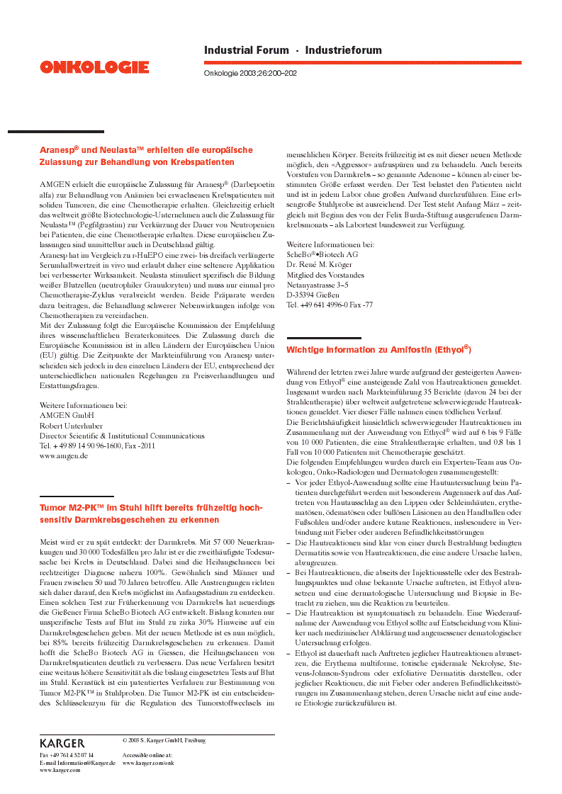 First page of Industrial Forum · Industrieforum