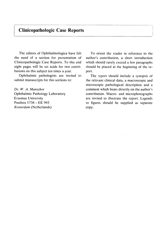 First page of Aniridia, Cataract and Gonadoblastoma in a Mentally Retarded Girl with Deletion of Chromosome 11<subtitle>A Clinicopathological Case Report</subtitle>