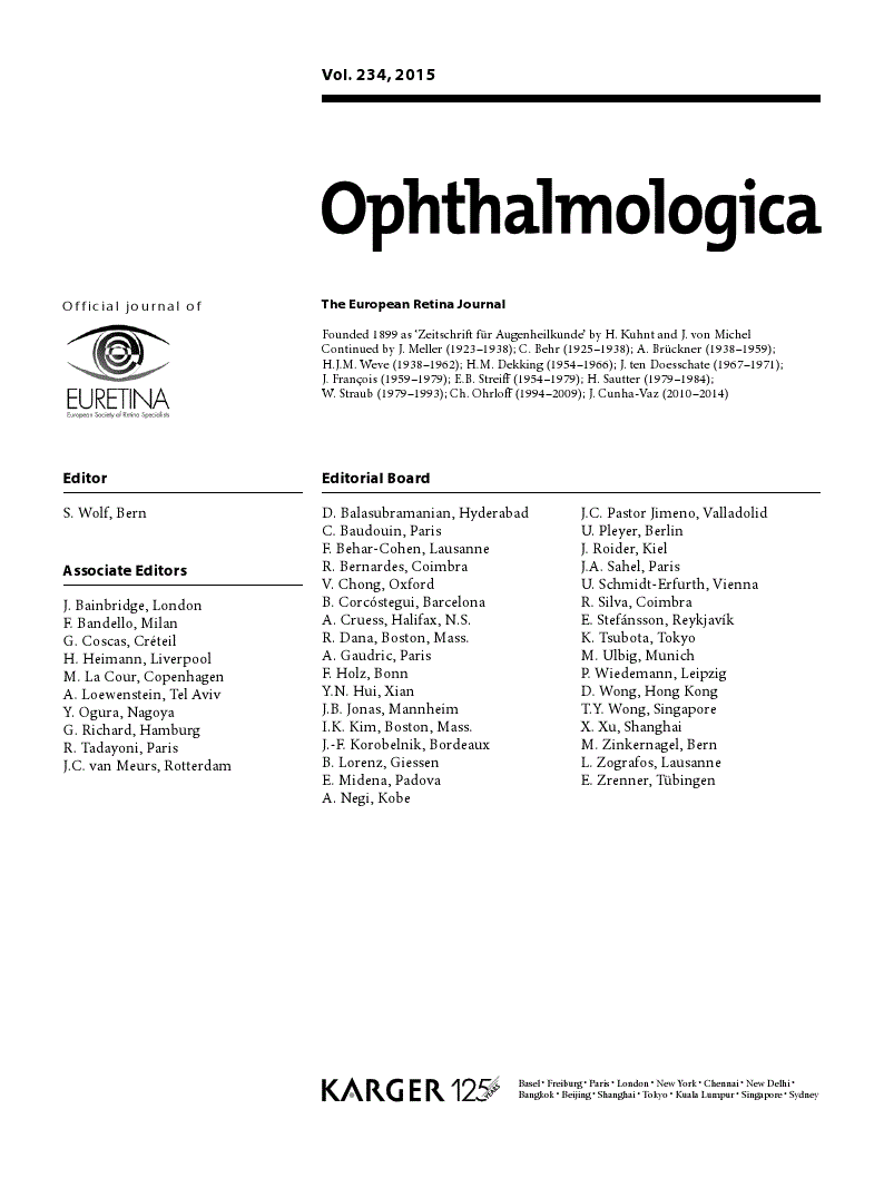 First page of Contents Vol. 234, 2015
