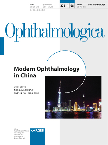 Volume 222 Issue 1 | Ophthalmologica | Karger Publishers