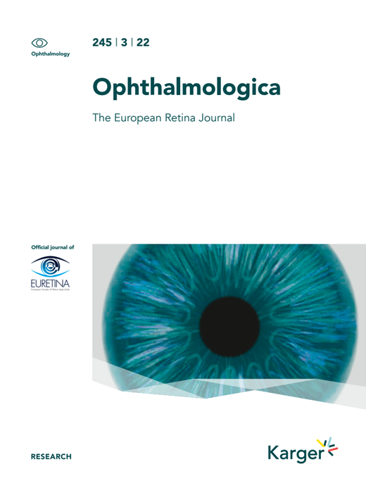 Ophthalmologica Cover Image for Volume 245, Issue 3