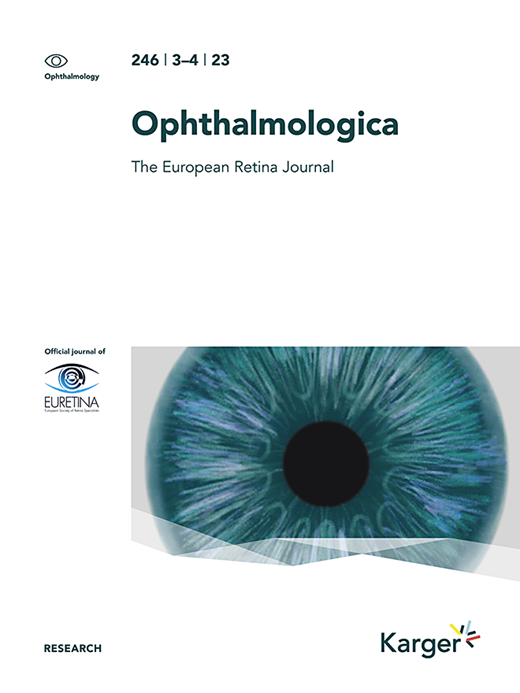 Ophthalmologica Cover Image for Volume 246, Issue 3-4