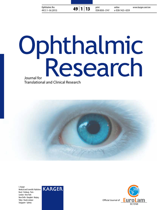 Ophthalmic Research Cover Image for Volume 49, Issue 1