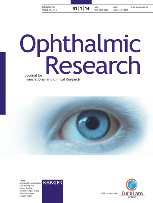 Ophthalmic Research Cover Image for Volume 51, Issue 1