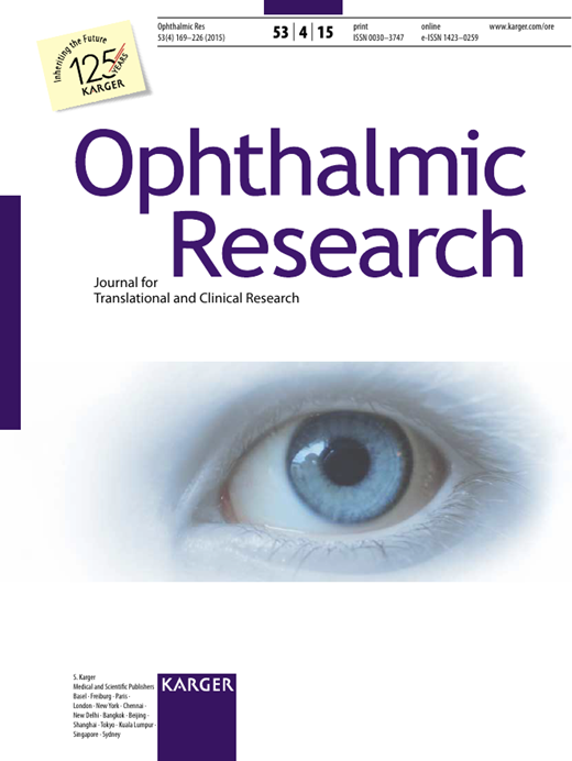 Ophthalmic Research Cover Image for Volume 53, Issue 4