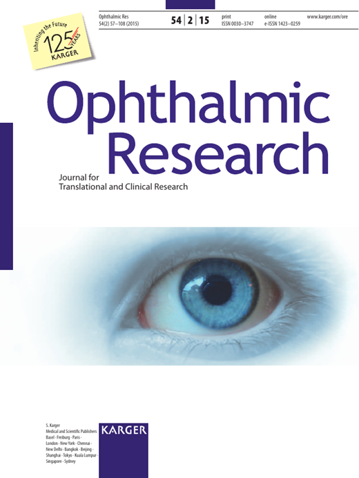 Ophthalmic Research Cover Image for Volume 54, Issue 2