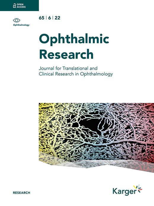 Ophthalmic Research Cover Image for Volume 65, Issue 6