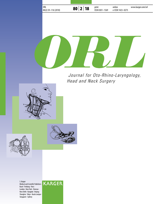 ORL Cover Image for Volume 80, Issue 2