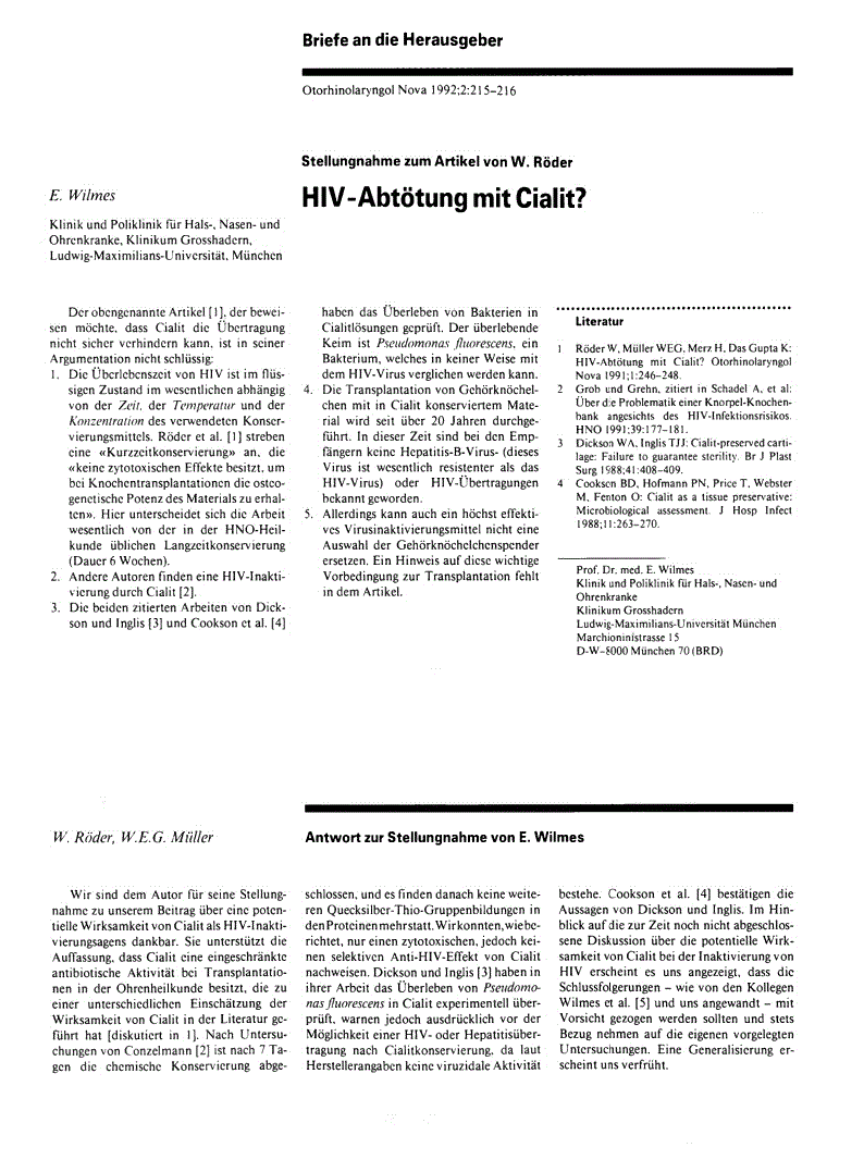 First page of Briefe an die Herausgeber