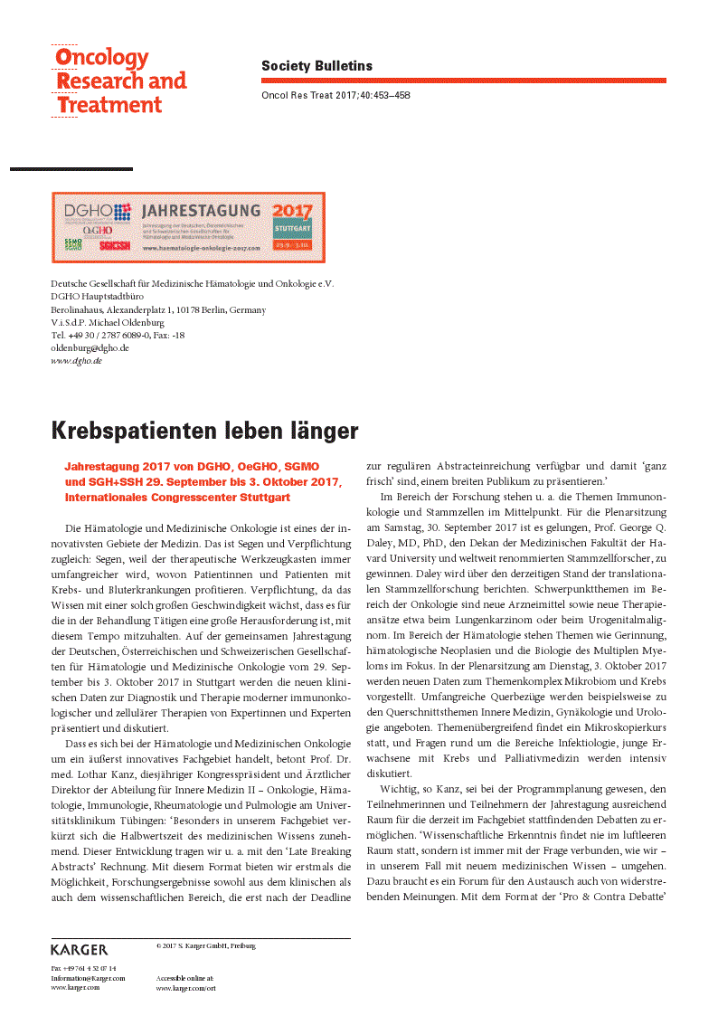 First page of Society Bulletins
