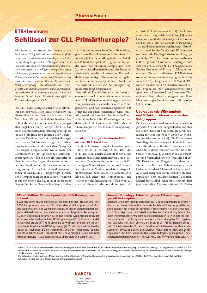 First page of PharmaForum