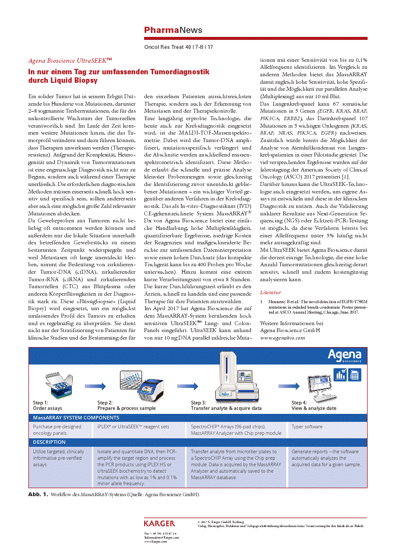 First page of PharmaNews