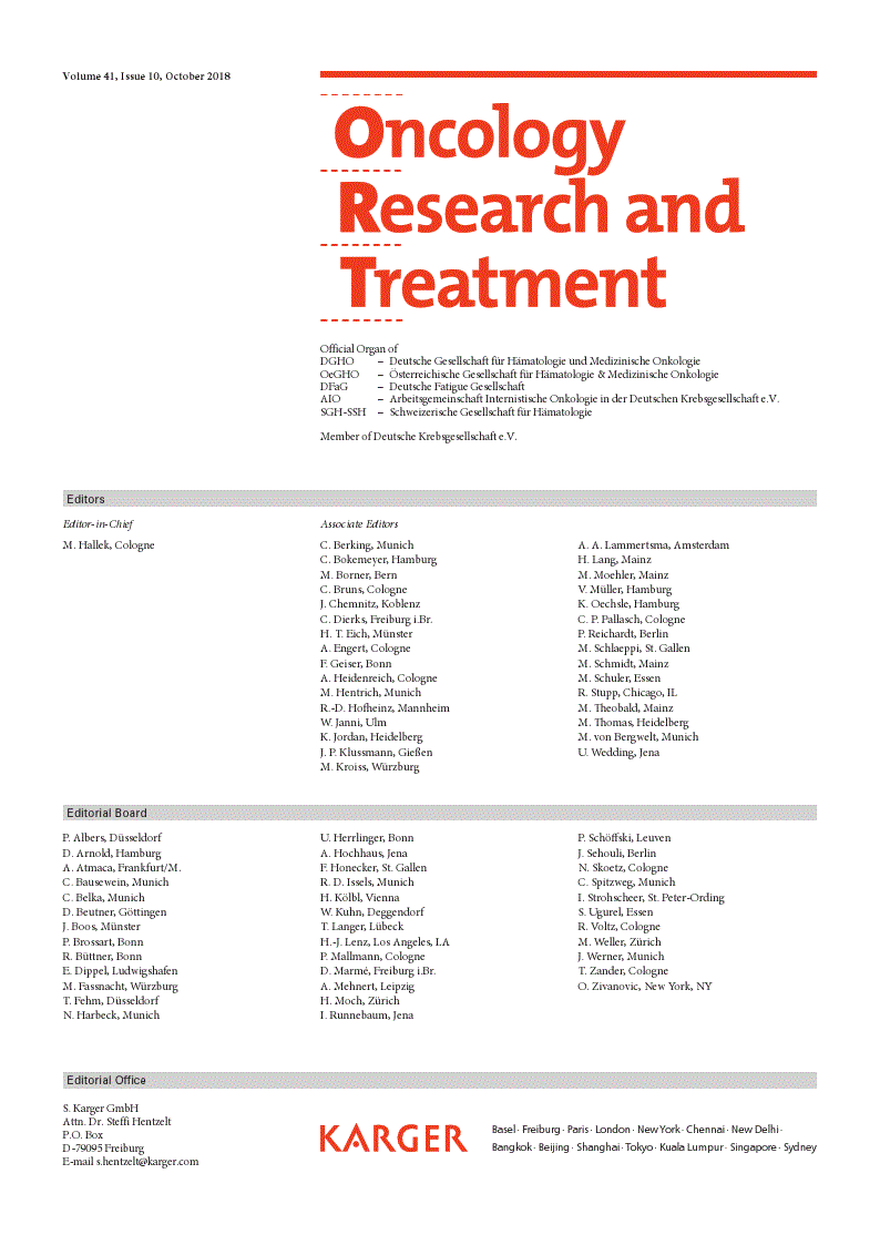 First page of Editorial Board / Contents / Imprint