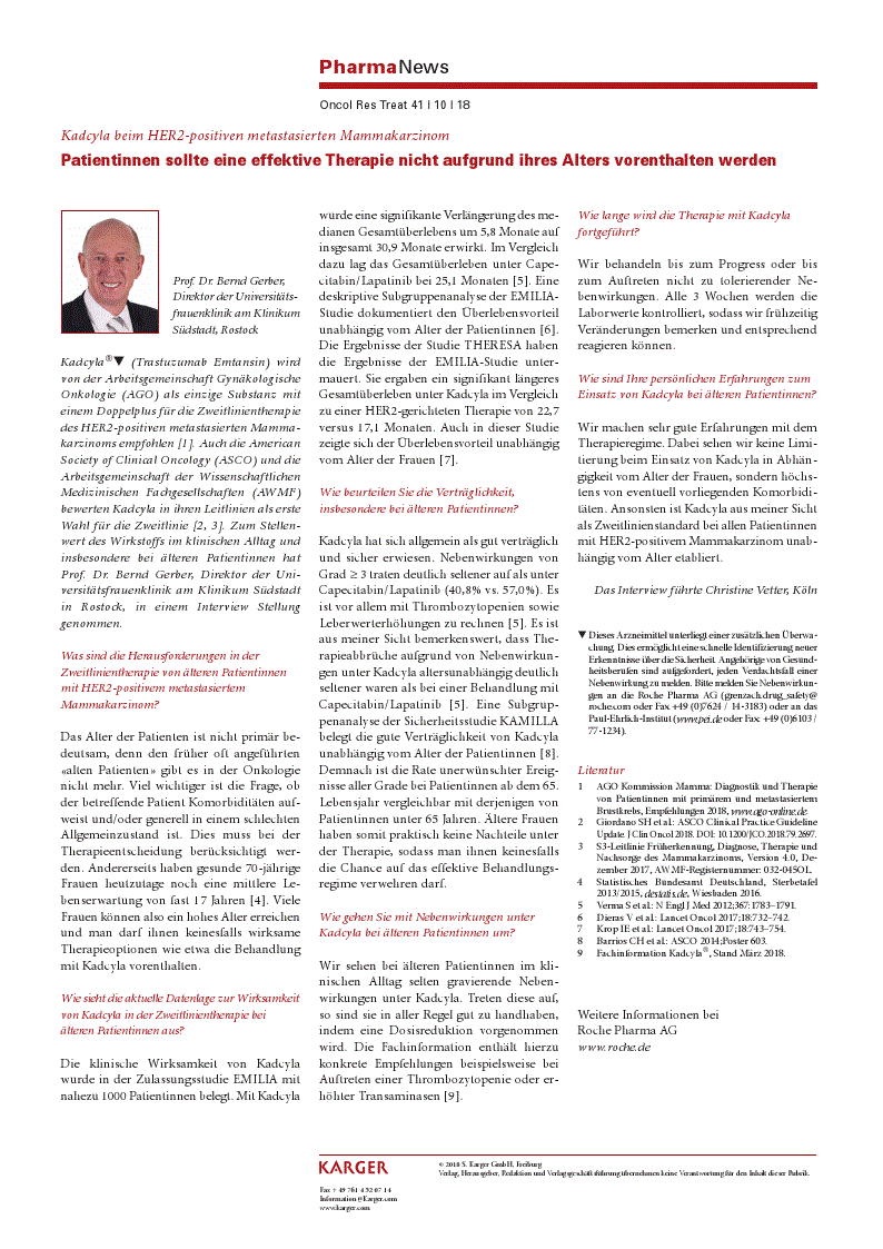 First page of PharmaNews