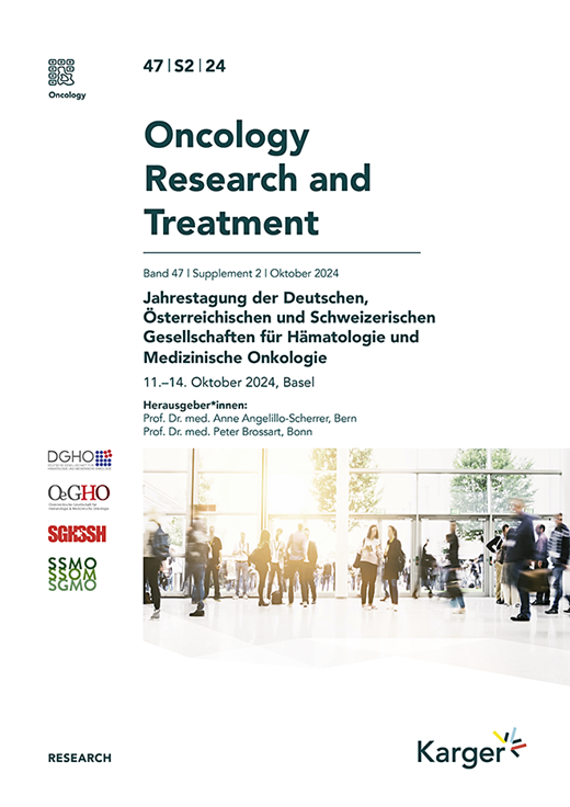 Oncology Research and Treatment Cover Image for Volume 47, Issue Suppl. 2