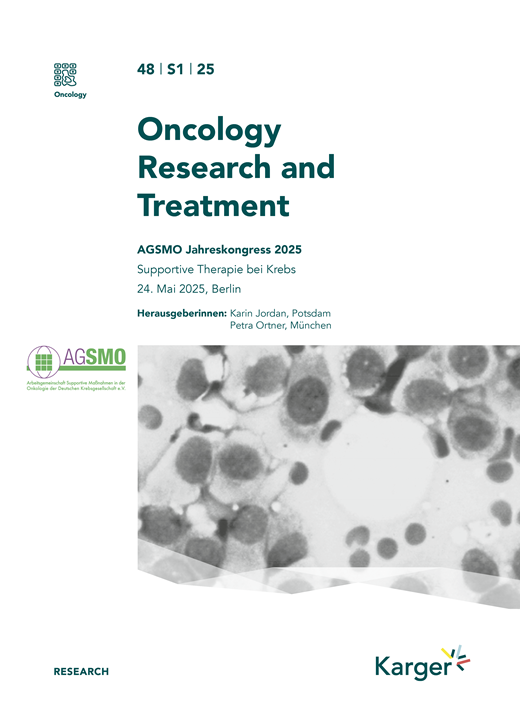 Oncology Research and Treatment Cover Image for Volume 48, Issue Suppl. 1