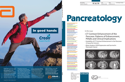 Pancreatology Cover Image for Volume 11, Issue 6