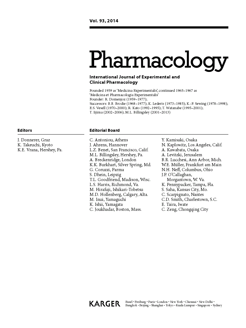 First page of Contents Vol. 93, 2014