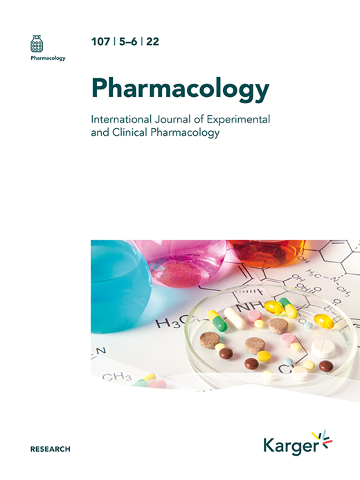 Pharmacology Cover Image for Volume 107, Issue 5-6