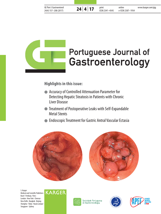 GE - Portuguese Journal of Gastroenterology Cover Image for Volume 24, Issue 4