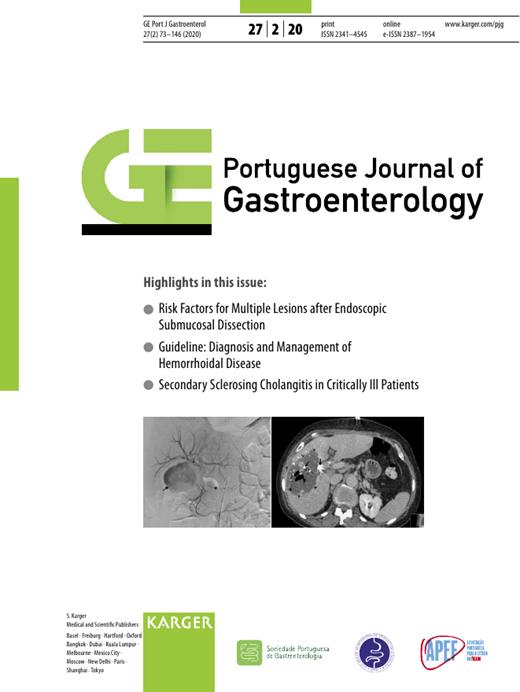 GE - Portuguese Journal of Gastroenterology Cover Image for Volume 27, Issue 2