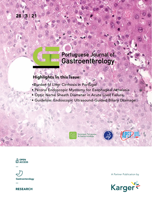 GE - Portuguese Journal of Gastroenterology Cover Image for Volume 28, Issue 3