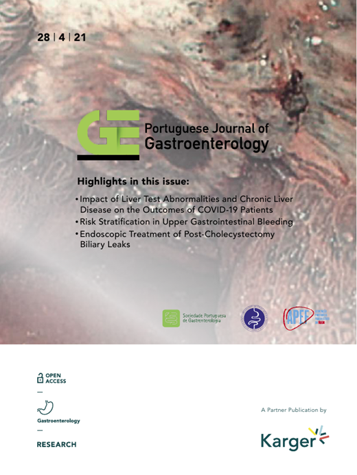 GE - Portuguese Journal of Gastroenterology Cover Image for Volume 28, Issue 4