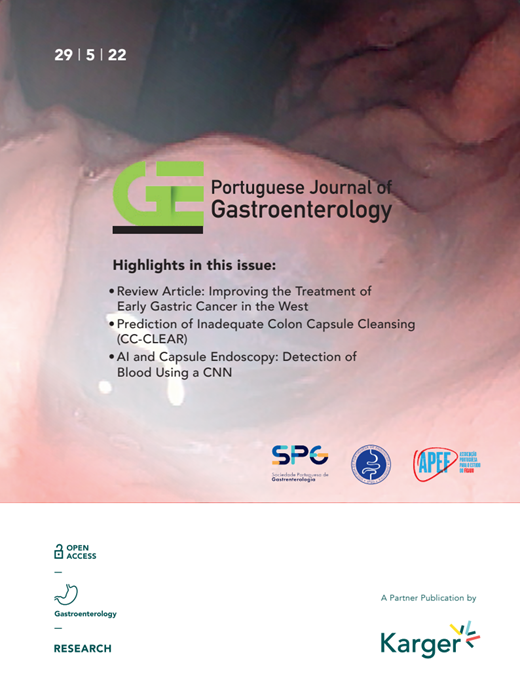 GE - Portuguese Journal of Gastroenterology Cover Image for Volume 29, Issue 5