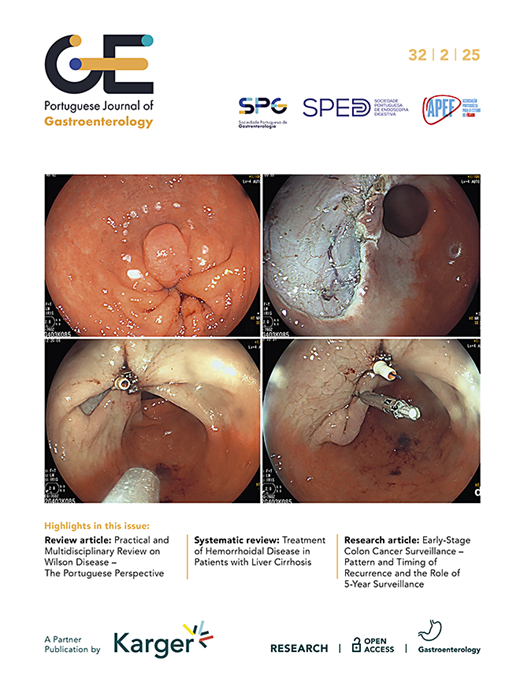 GE - Portuguese Journal of Gastroenterology Cover Image for Volume 32, Issue 2