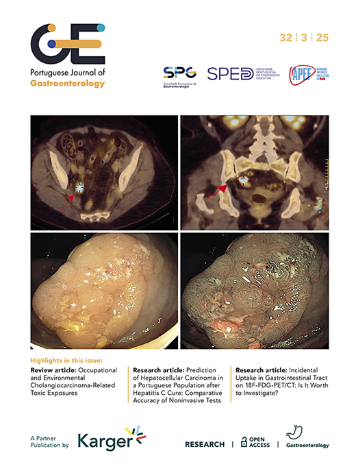 GE - Portuguese Journal of Gastroenterology Cover Image for Volume 32, Issue 3