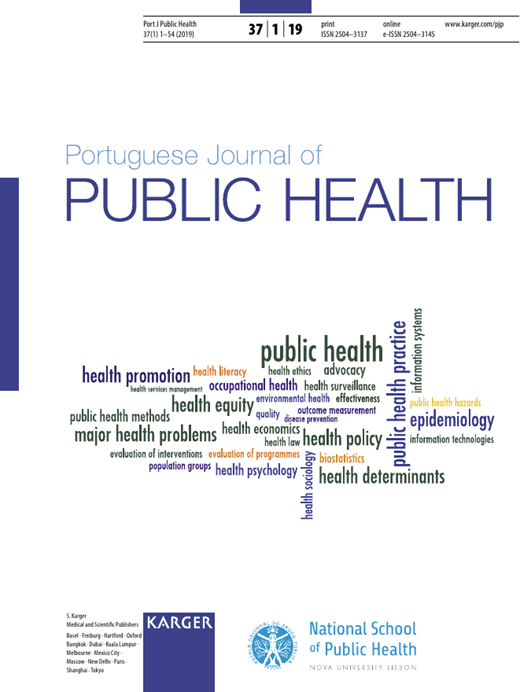 Portuguese Journal of Public Health Cover Image for Volume 37, Issue 1