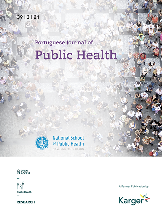 Portuguese Journal of Public Health Cover Image for Volume 39, Issue 3