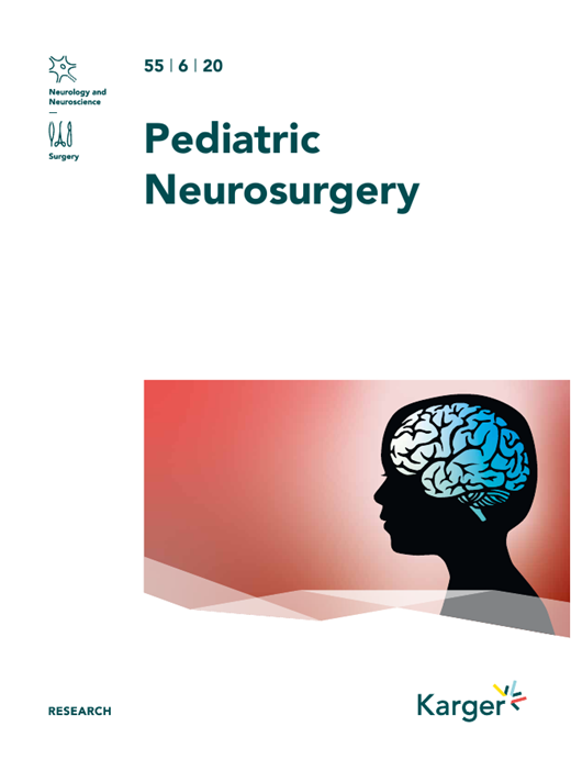 Pediatric Neurosurgery Cover Image for Volume 55, Issue 6