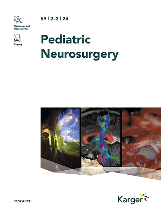Pediatric Neurosurgery Cover Image for Volume 59, Issue 2-3
