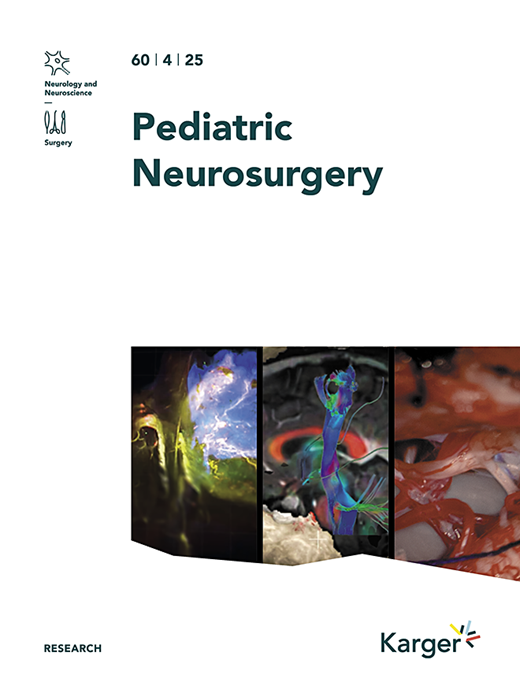 Karger Papers Volume 60 Issue 4 | Pediatric Neurosurgery | Karger Publishers