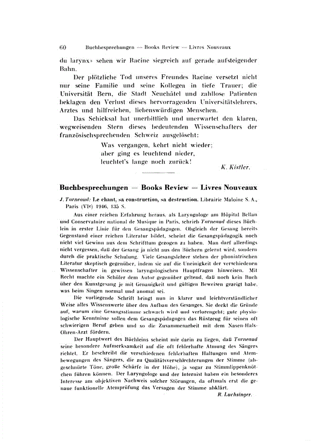 First page of Buchbesprechungen