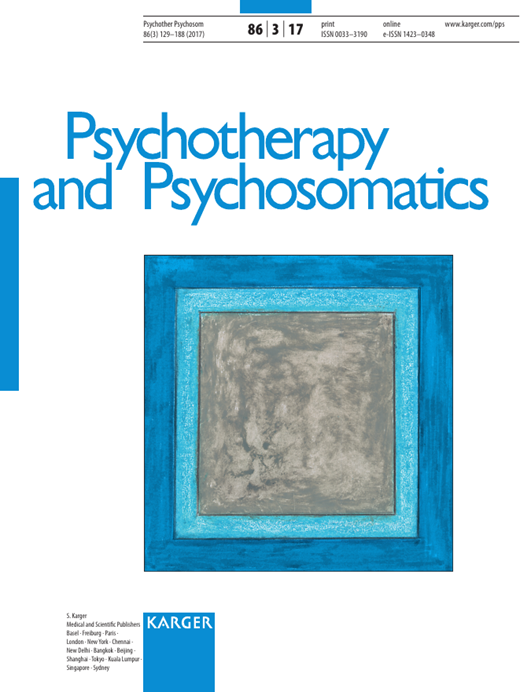 Psychotherapy and Psychosomatics Cover Image for Volume 86, Issue 3