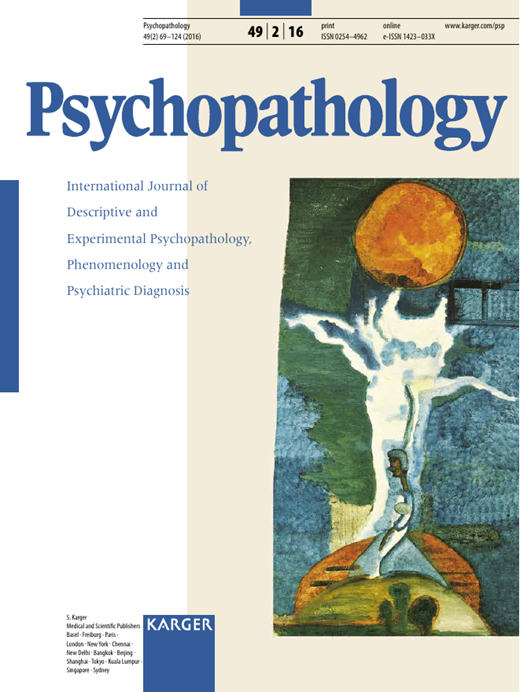 Psychopathology Cover Image for Volume 49, Issue 2