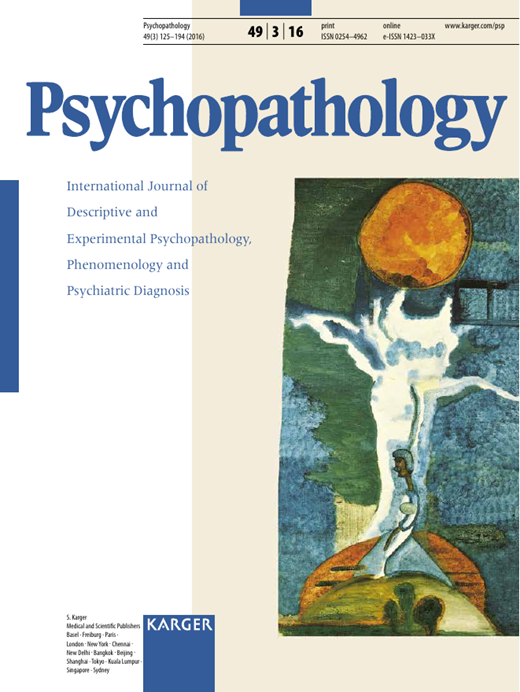 Psychopathology Cover Image for Volume 49, Issue 3