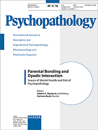 Psychopathology Cover Image for Volume 49, Issue 4