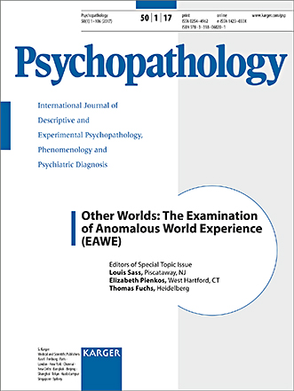 Psychopathology Cover Image for Volume 50, Issue 1