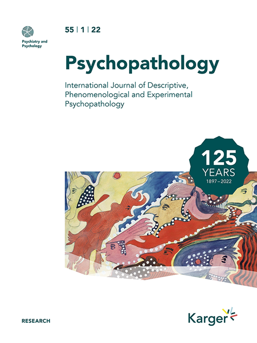 Psychopathology Cover Image for Volume 55, Issue 1
