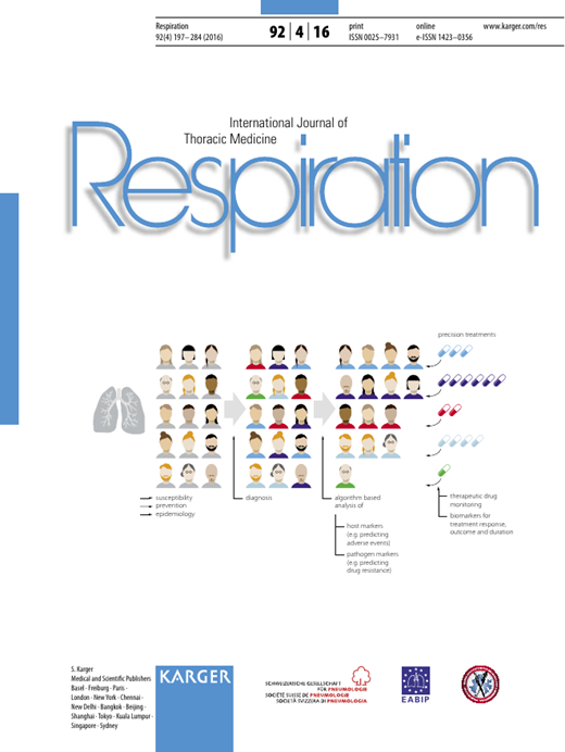 Respiration Cover Image for Volume 92, Issue 4