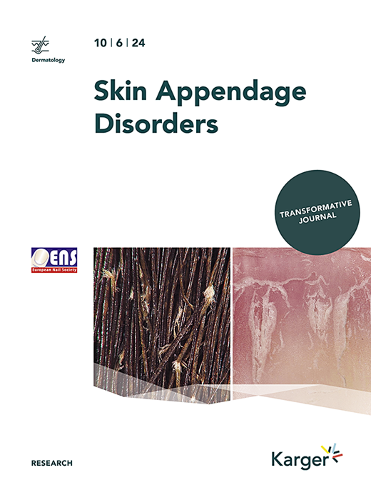 Skin Appendage Disorders Cover Image for Volume 10, Issue 6