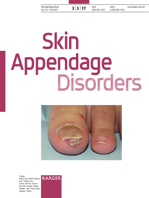 Skin Appendage Disorders Cover Image for Volume 3, Issue 3