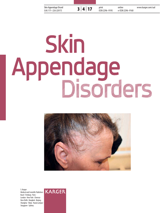 Skin Appendage Disorders Cover Image for Volume 3, Issue 4