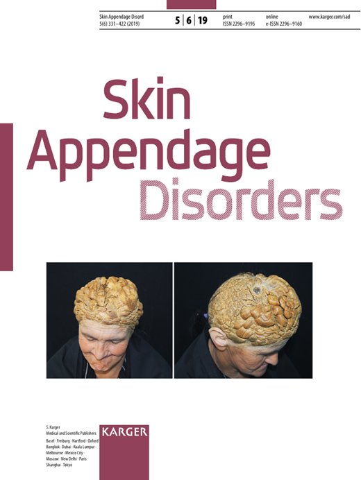 Skin Appendage Disorders Cover Image for Volume 5, Issue 6