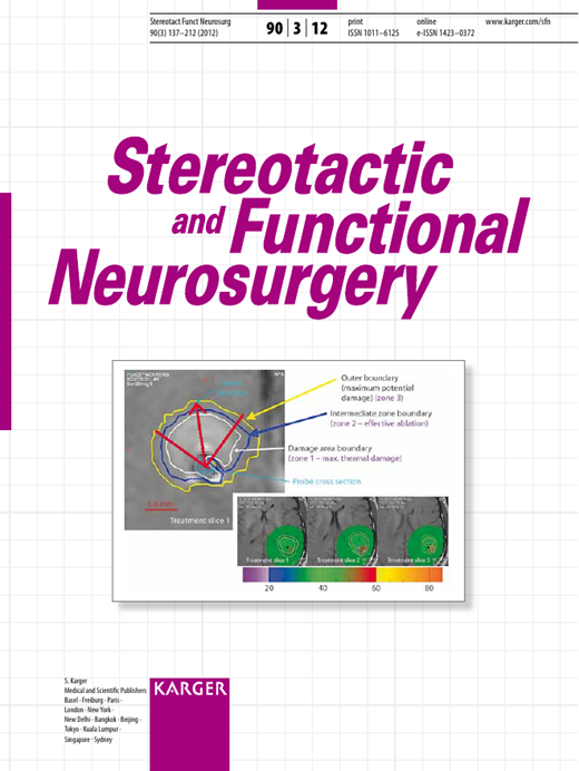 Stereotactic and Functional Neurosurgery Cover Image for Volume 90, Issue 3
